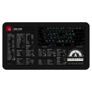 Cubase Shortcuts Deskmat for music production