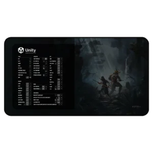 Unity Shortcuts Deskmat for game developers